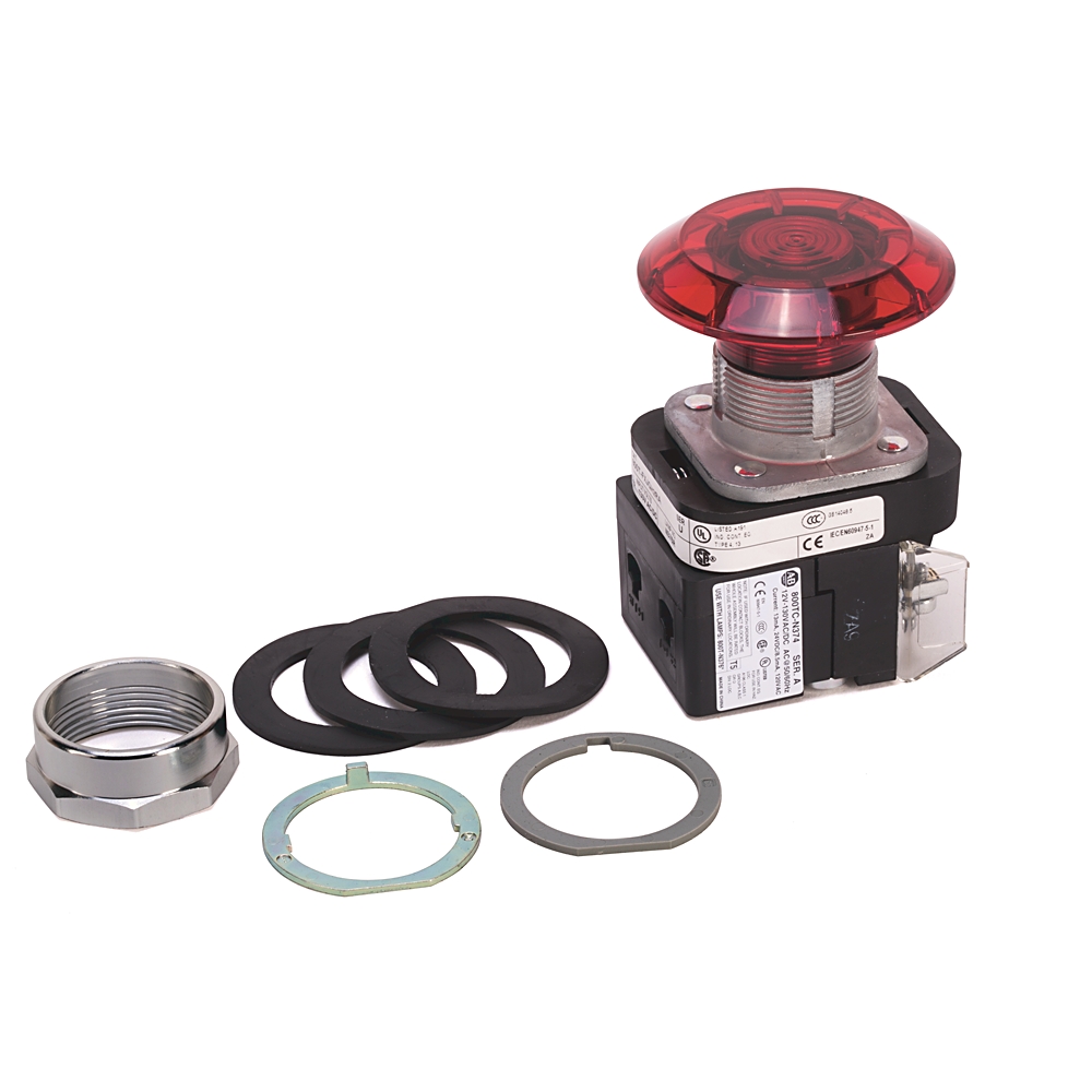 Product image for ABRA 800T-FXJQH2RA 30.5MM ILLUMINATED PUSH-PULL SWITCH