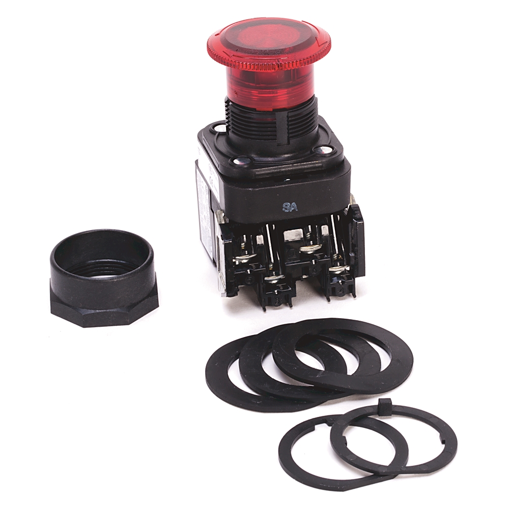 Product image for Push pull Illuminated 30mm 800h