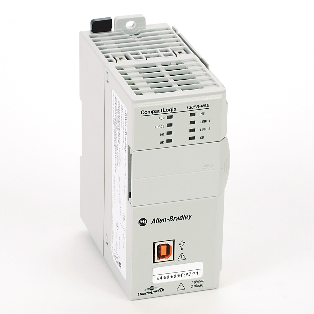 Product image for Controller CompactLogix 1mb 8 I/O module 16 node