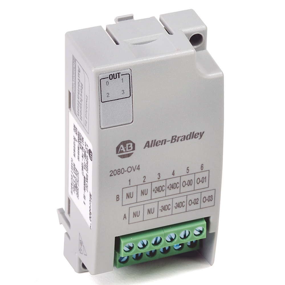 Product image for DC output module digital 4point sinking 24vdc