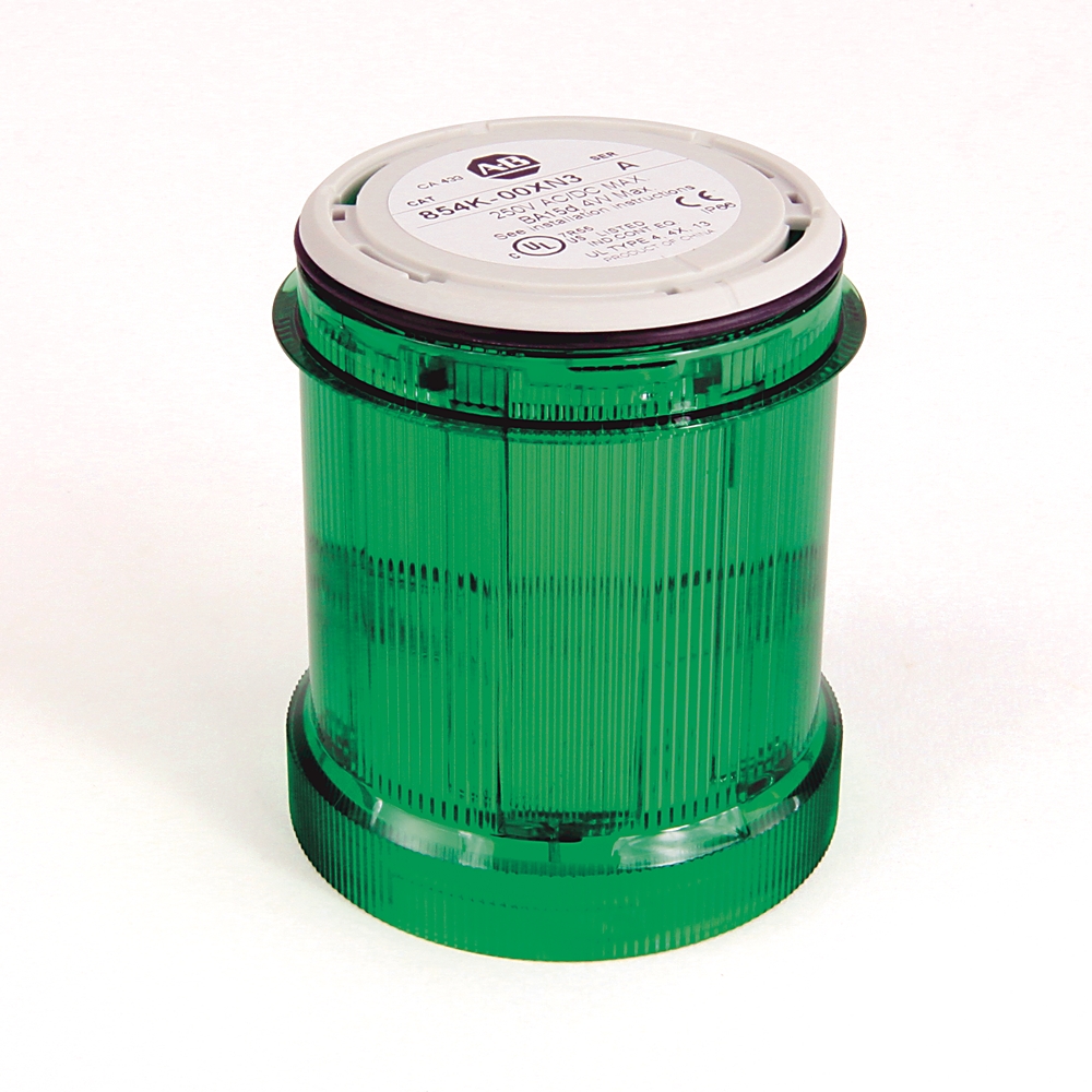 Product image for 0-250V Ac/Dc 60 mm. Green Light Mod.