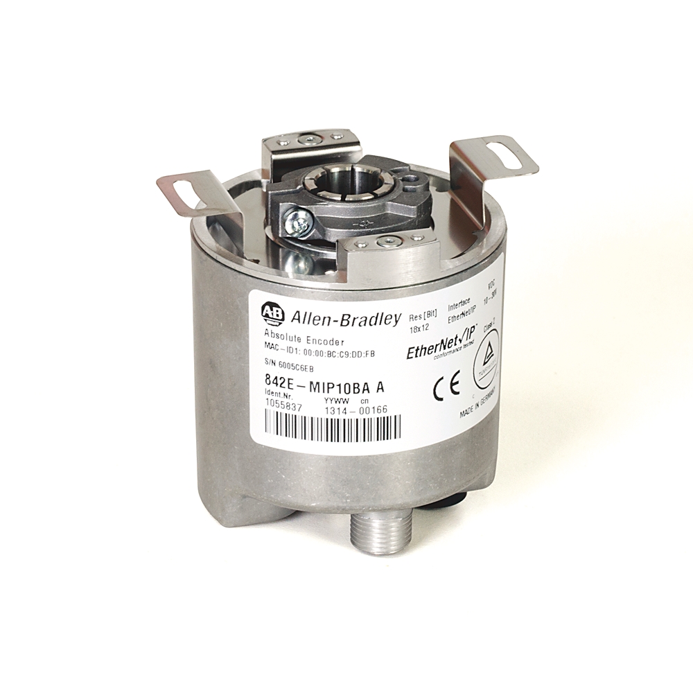 Product image for Encoder EtherNet/IP absolute multi turn M12 hollow shaft