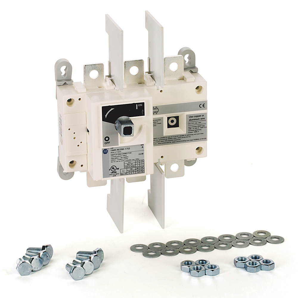 Product image for ABRA 194R-NU200-1753 DISCONNECT NON FUSED NEMA 3POLES 200A