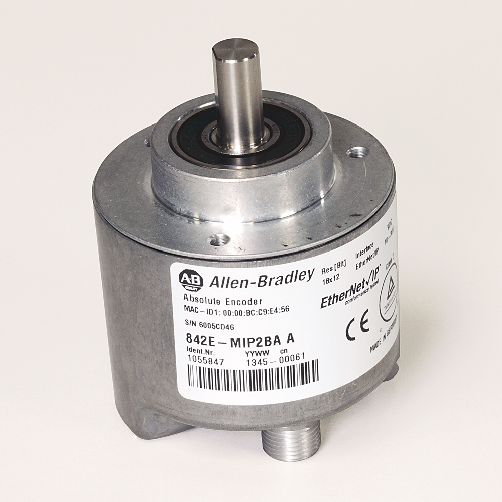 Product image for Encoder multi-turn EtherNet/IP 3/8" shaft 18bits/revolution