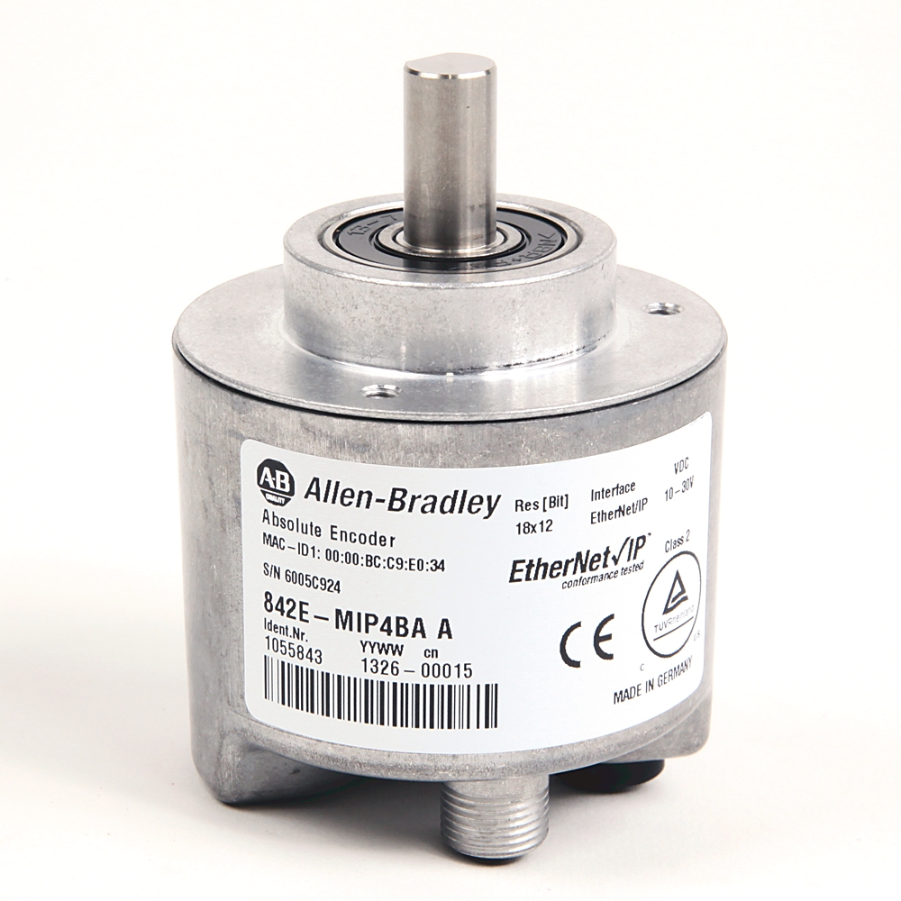 Product image for Encoder absolute EtherNet/IP multiturn 4096-turns M12