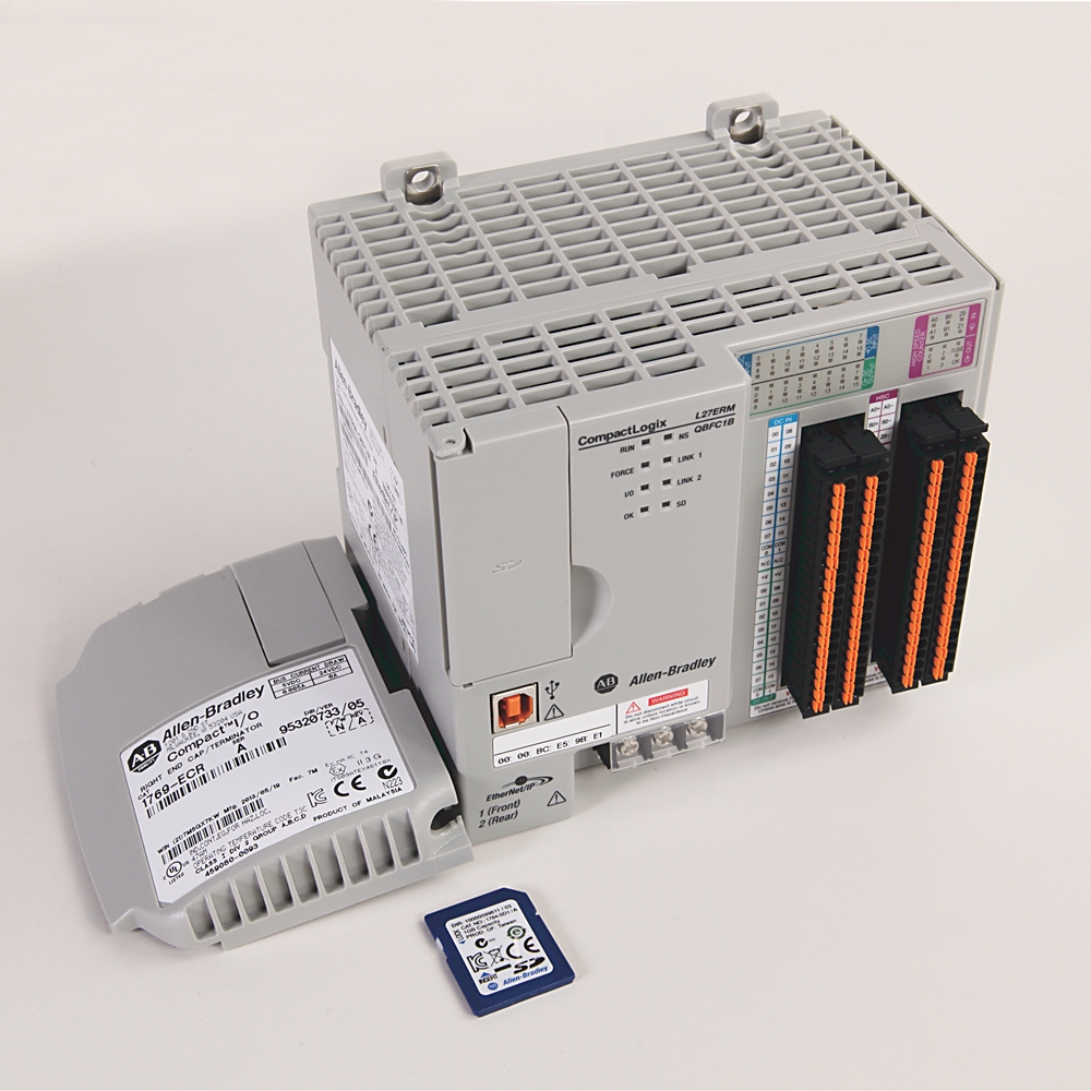 Product image for Controller CompactLogix 1mb 16dc in 16dc out