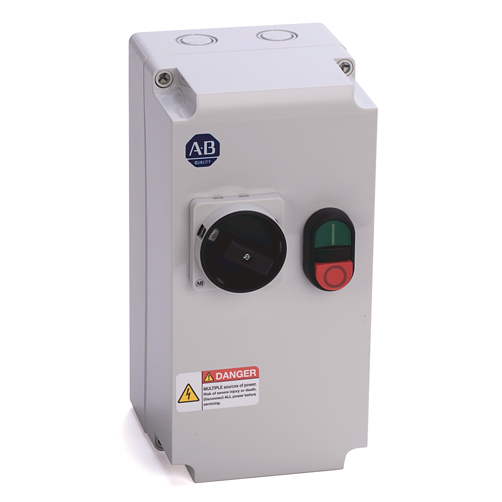 Product image for Enclosed 10 - 16 A C Comb DOL Starter
