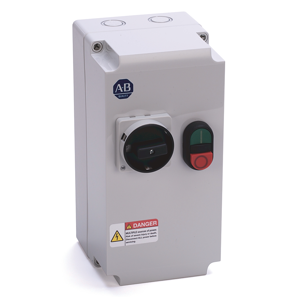 Product image for Enclosed 10 - 16 A C Comb DOL Starter