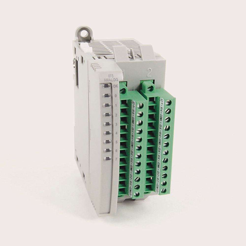 Product image for ABRA 2085-IF8 MODULE MICRO800 INPUT ANALOG VOLTAGE CURRENT CHANNELS BIPOLAR +-10V 0-20MA