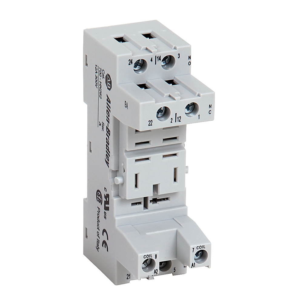 Product image for Socket 8-blade base screw terminal