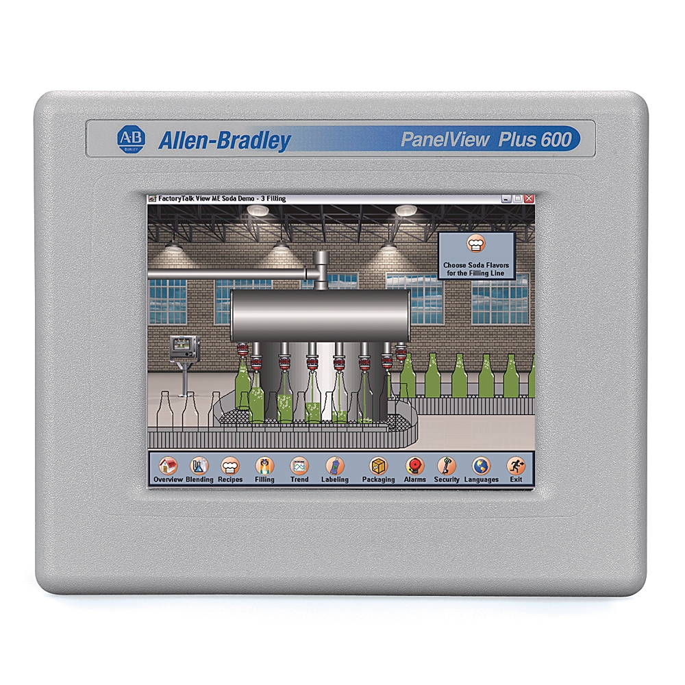 Product image for Terminal graphic touch 5.7" colour EtherNet & RS-232 AC 256MB