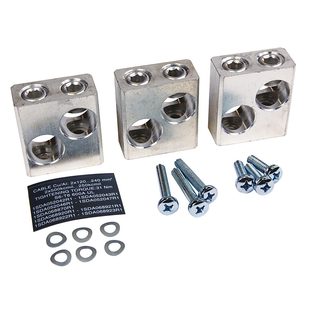 Product image for Lug terminal M-frame copper wire 3/0-350MCM