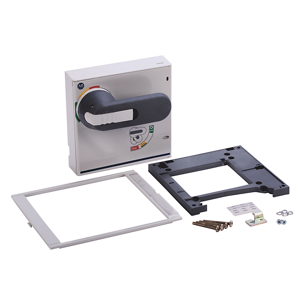 Product image for Operator variable depth M-frame rotary handle black 22.8"