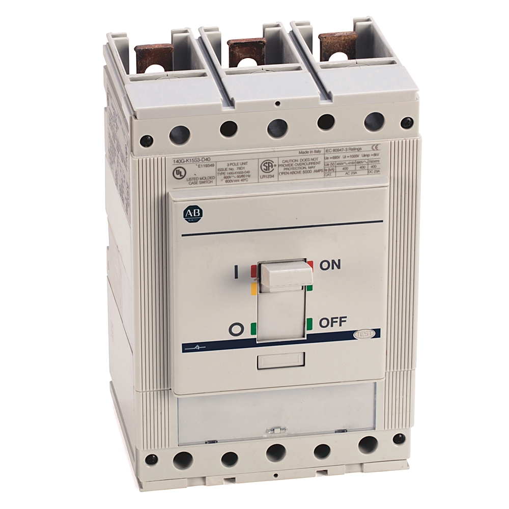 Product image for Switch molded case K-frame 150kA 3P 400AMP