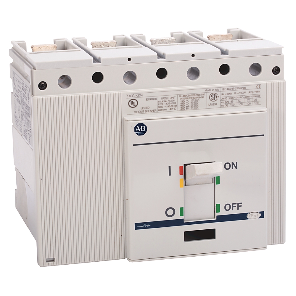 Product image for Frame K circuit breaker 4P 35kA 400AMP