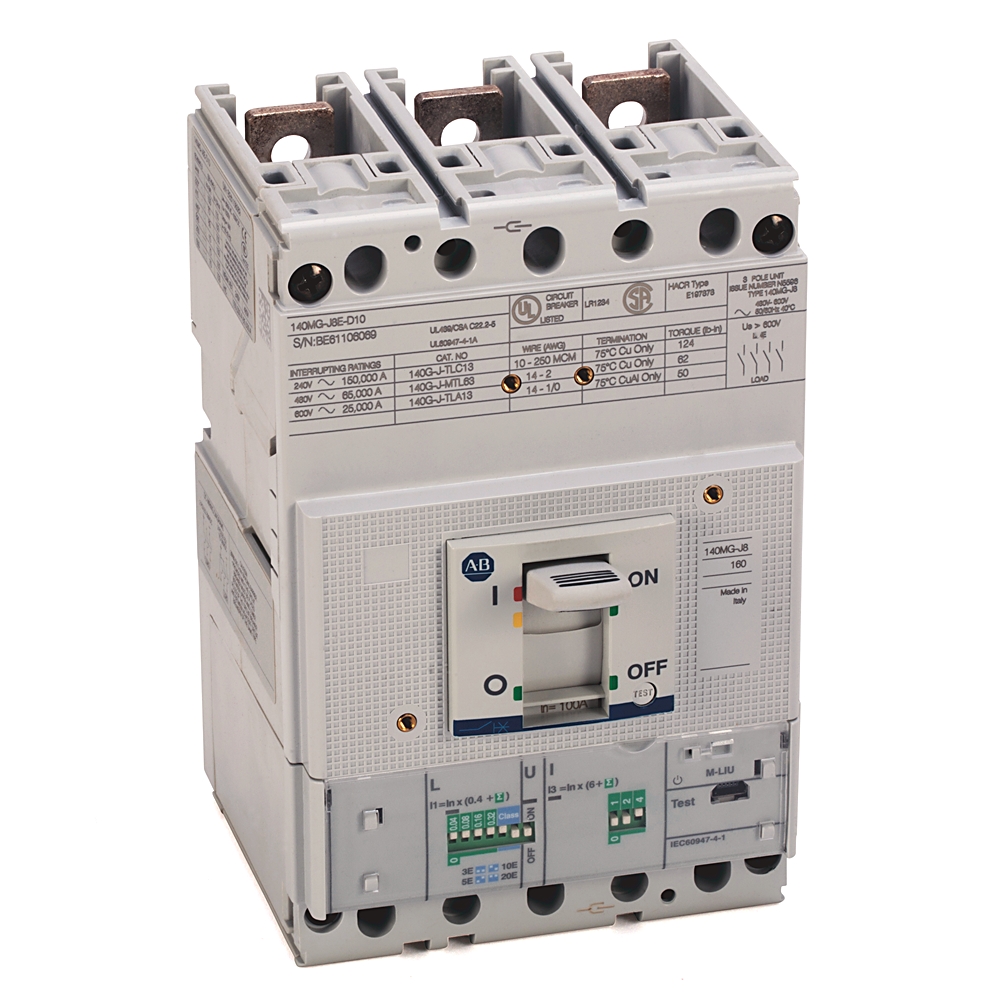 Product image for MPCB J-frame magnetic trip 65kA 40AMP