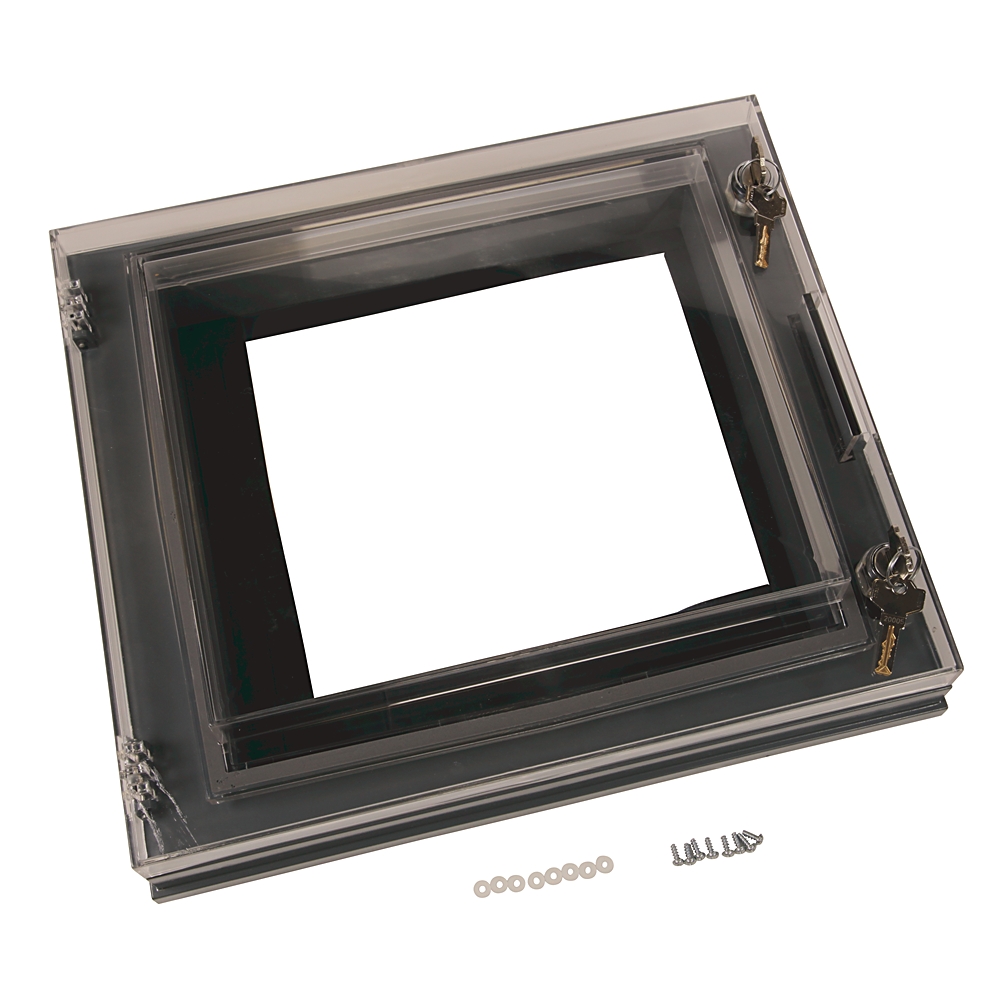 Product image for Operator variable depth N-frame rotary handle black 12.6"