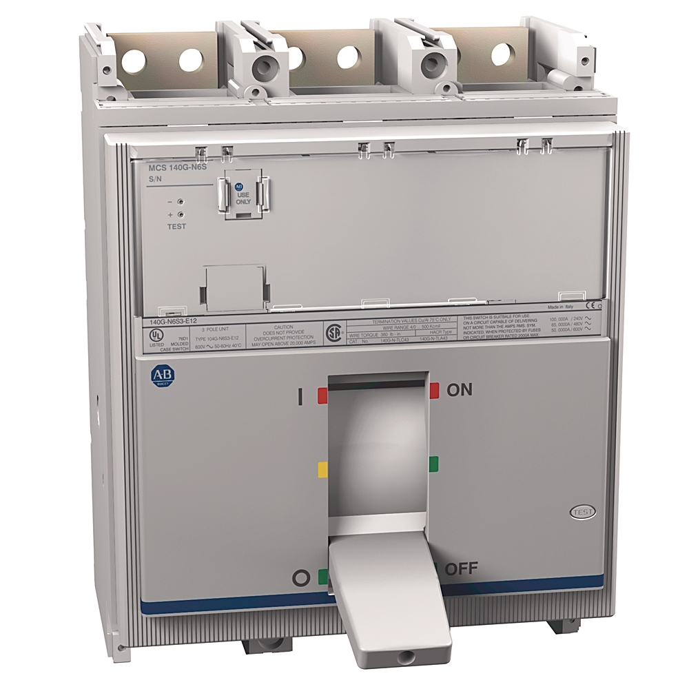 Product image for Switch molded case N-frame 65kA 3P 1200AMP