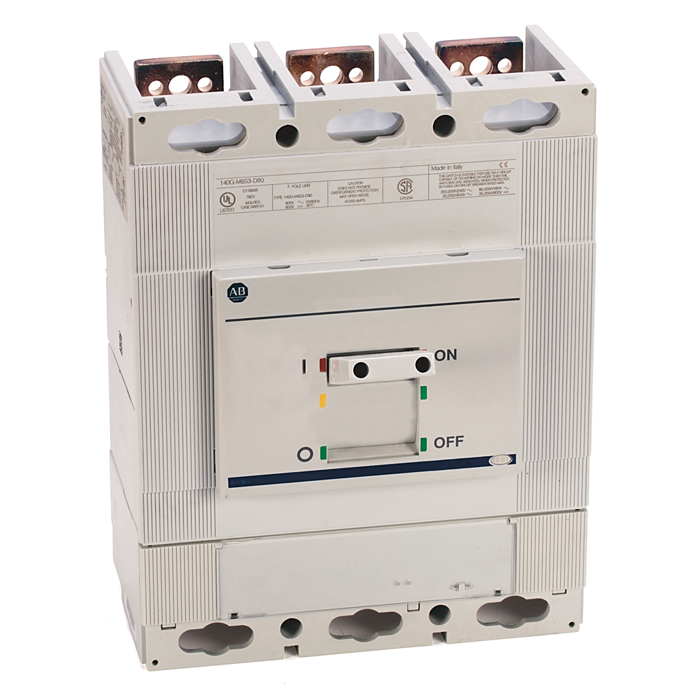 Product image for Switch molded case M-frame 65kA 3P 800AMP