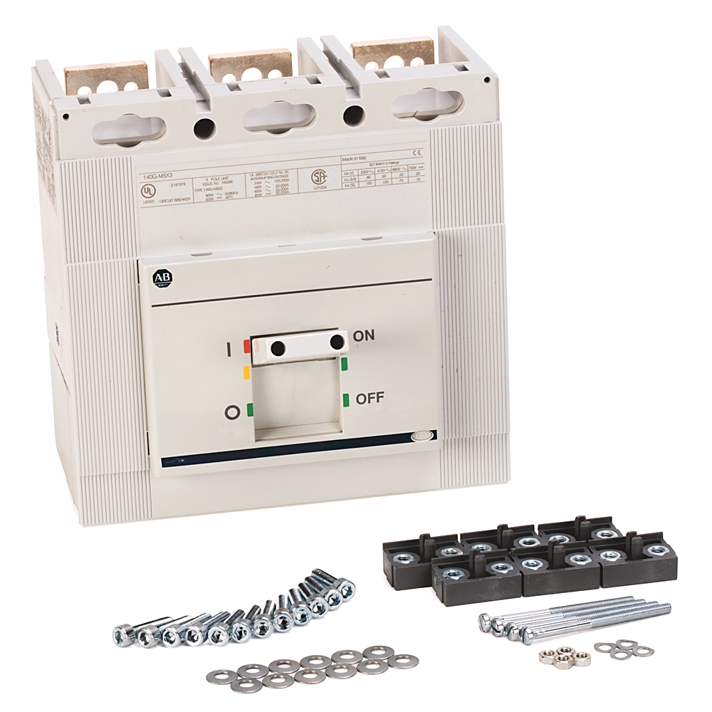 Product image for MCCB M-frame electronic LSI trip 3P 50kA 800AMP