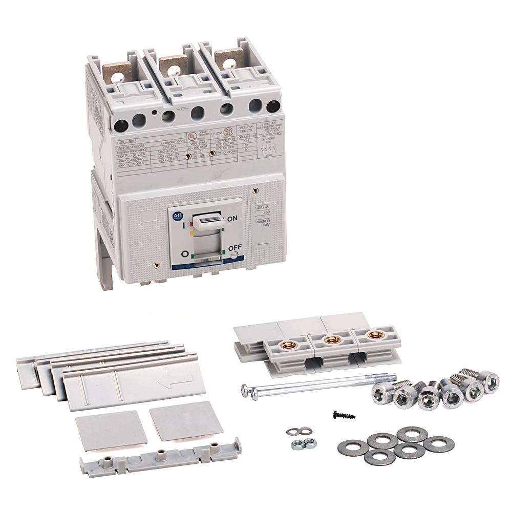 Product image for Frame J circuit breaker 4P 65kA 250AMP