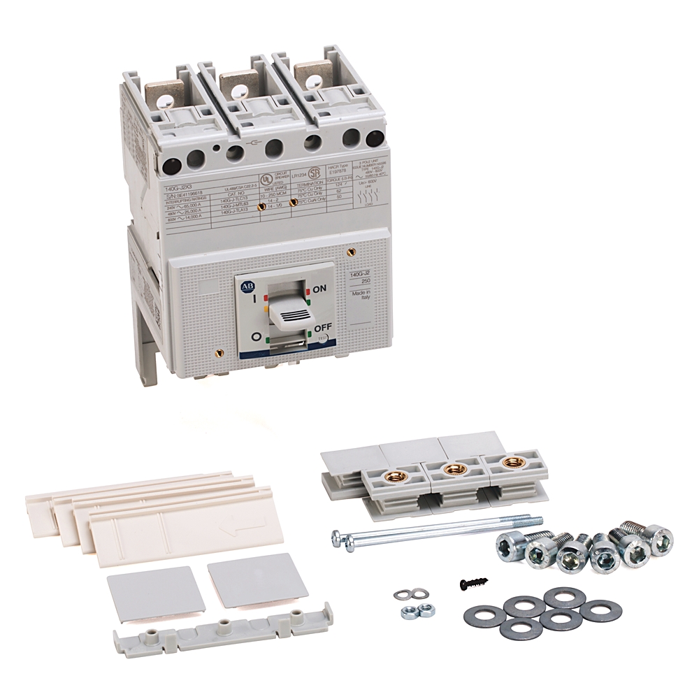 Product image for MCCB J-frame electronic LSI trip 3P 25kA 250AMP