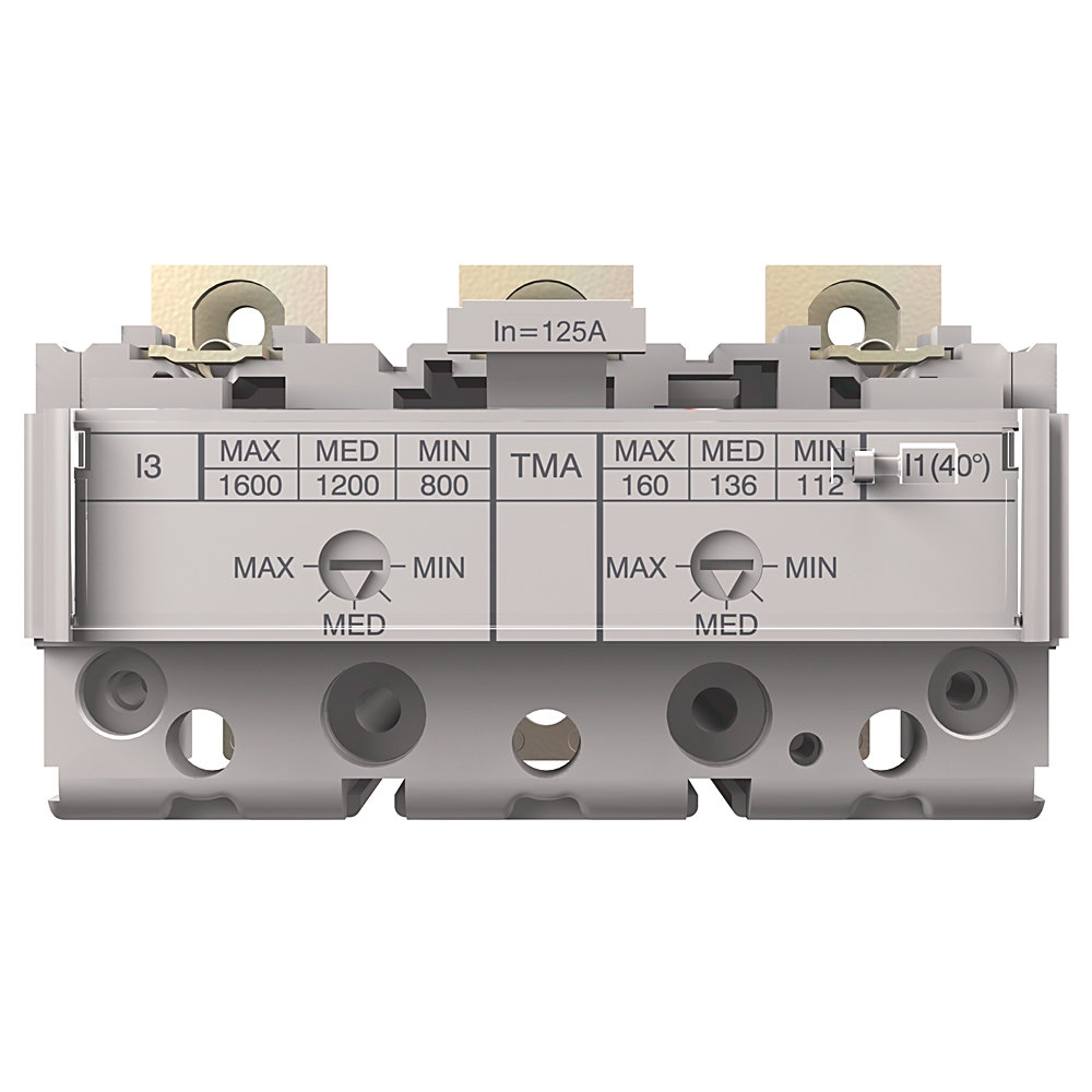 Product image for Trip unit H-frame thermal-magnetic 3P 120AMP