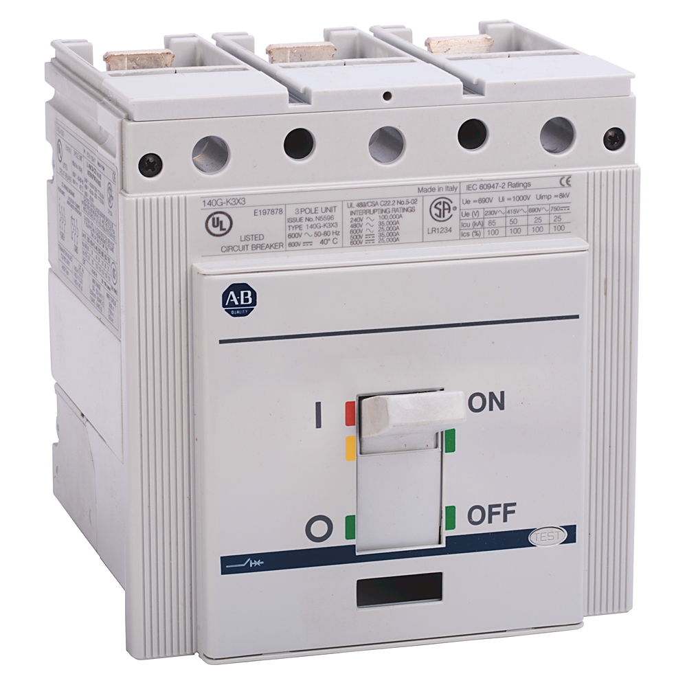 Product image for MCCB K-frame electronic LSI trip 3P 35kA 400AMP