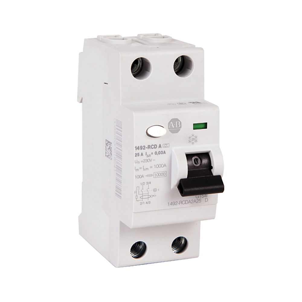 Product image for ABRA 1492-RCDA2A25 RESIDUAL CURRENT DEVICE 25A
