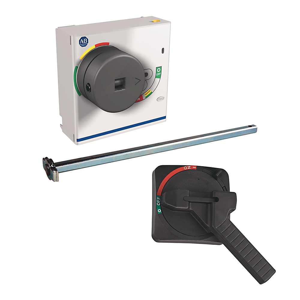 Product image for Operator variable depth K-frame rotary handle black 22.8"