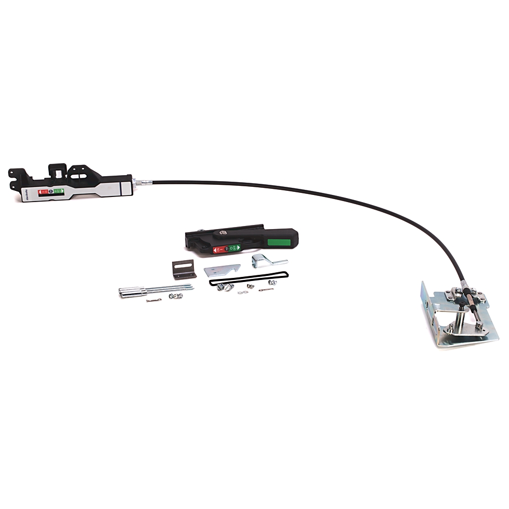 Product image for Operator cable flexible J-frame painted metal handle 4'