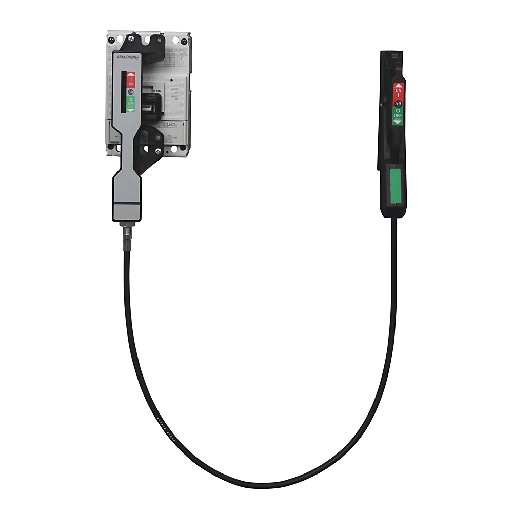 Product image for Operator cable flexible painted metal handle 4'