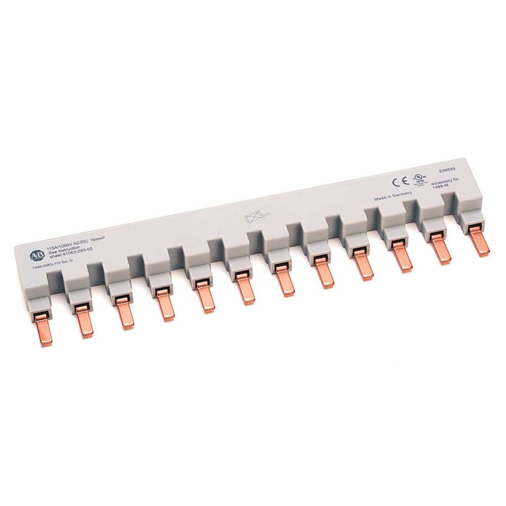 Product image for Busbar 1-phase 12-pins 12-circuit breakers
