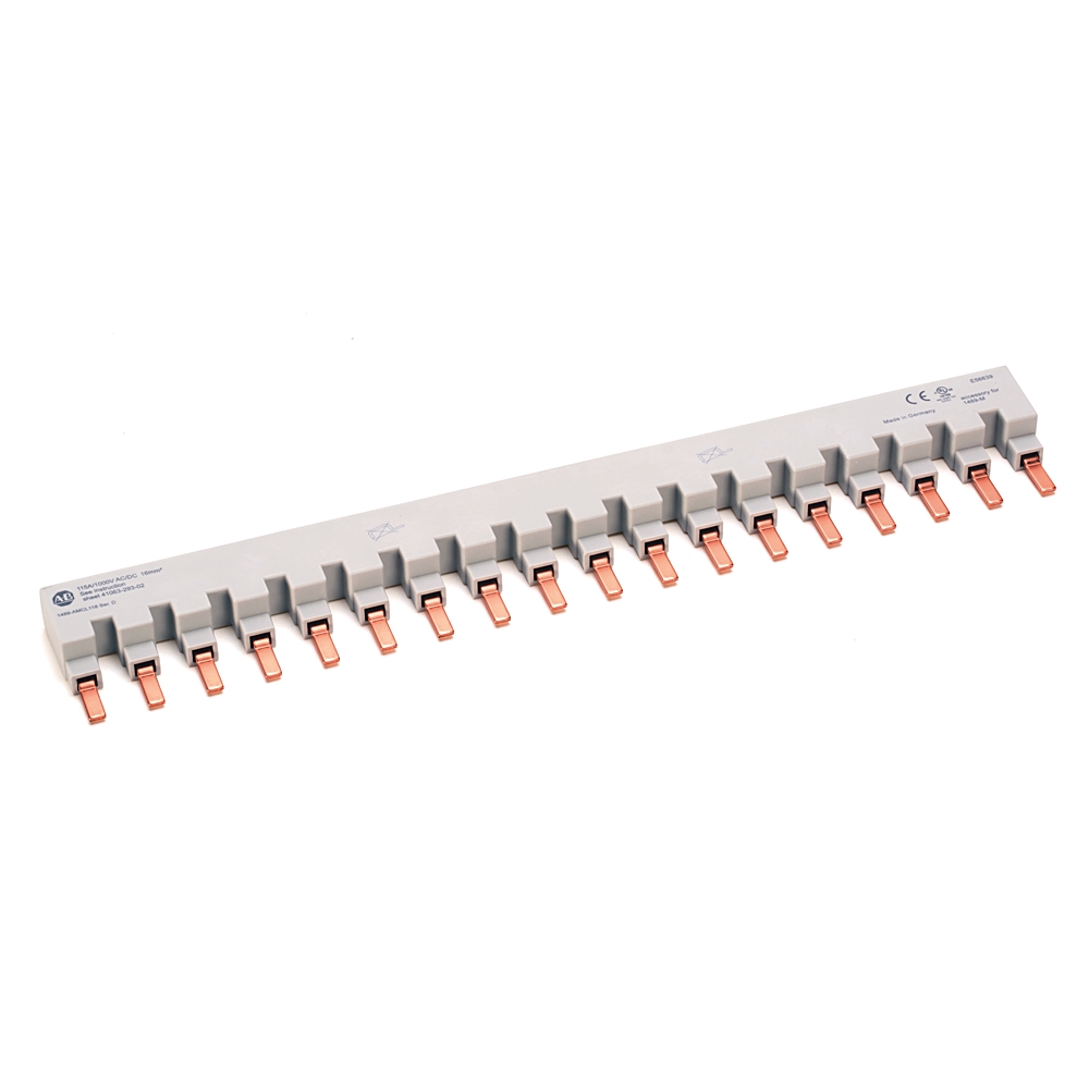Product image for Busbar 1-phase 18-pins 18-circuit breakers