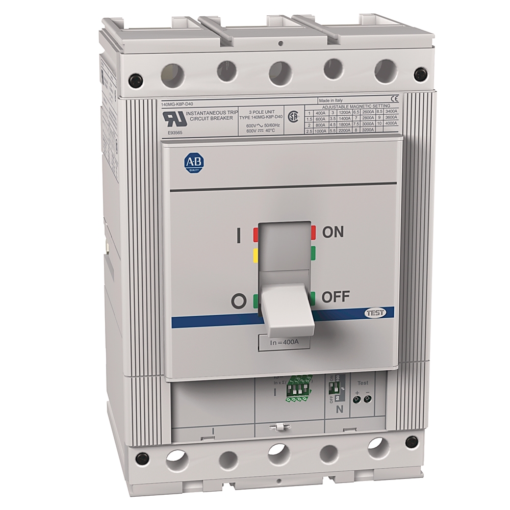 Product image for Circuit protector K-frame 300A 2-auxiliary contact
