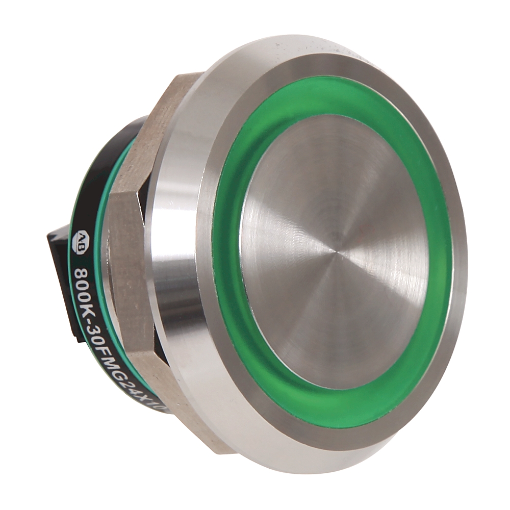 Product image for ABRA 800K-30FMG24X10 30.5MM PIEZO PUSH BUTTON