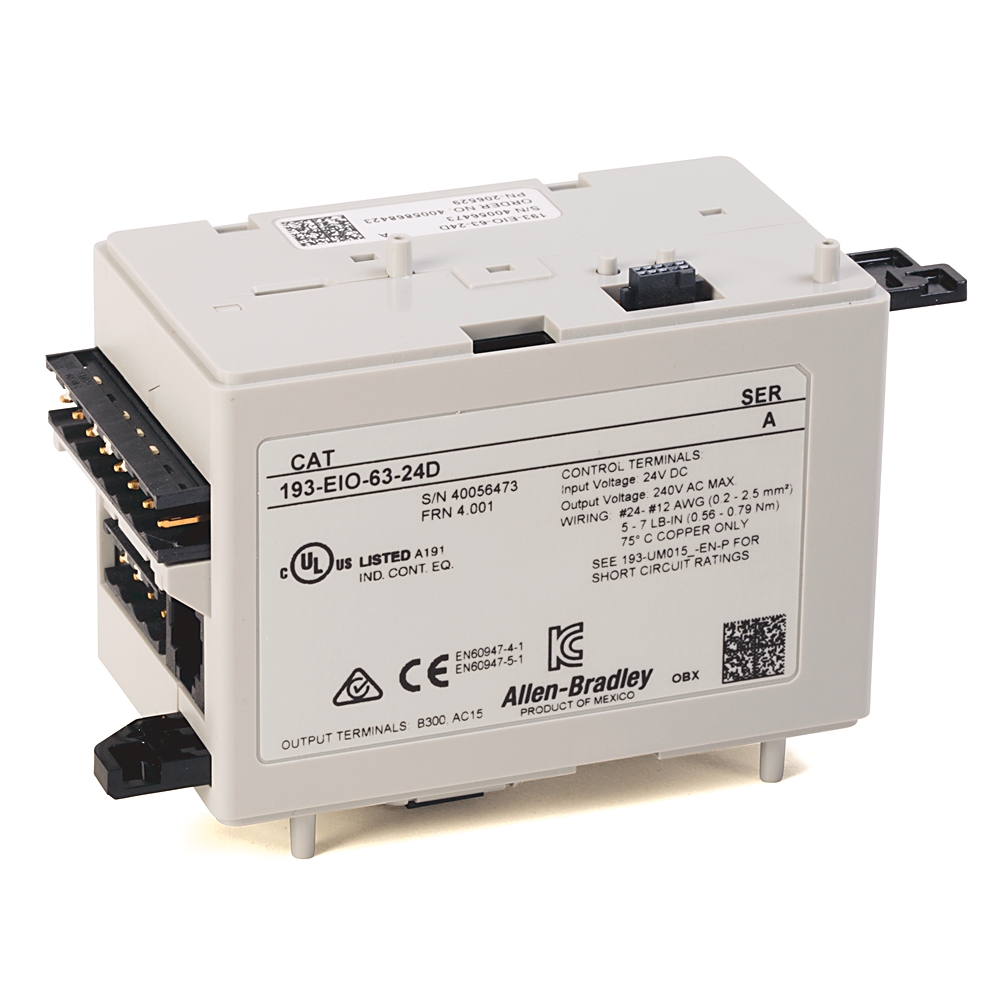 Product image for ABRA 193-EIO-63-24D MODULE 24VDC CONTROL E300 E200