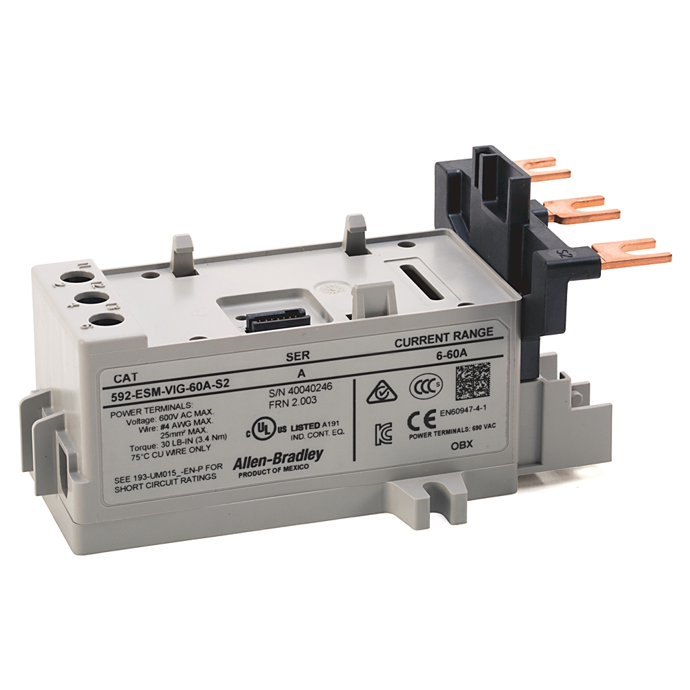 Product image for Module sensing voltage/current/ground fault size 0-2 6-60AMP