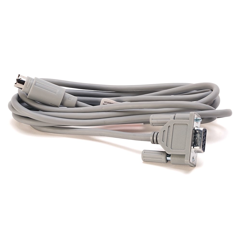 Product image for Cable programming miniDIN to DB9 lock mechanism 2m