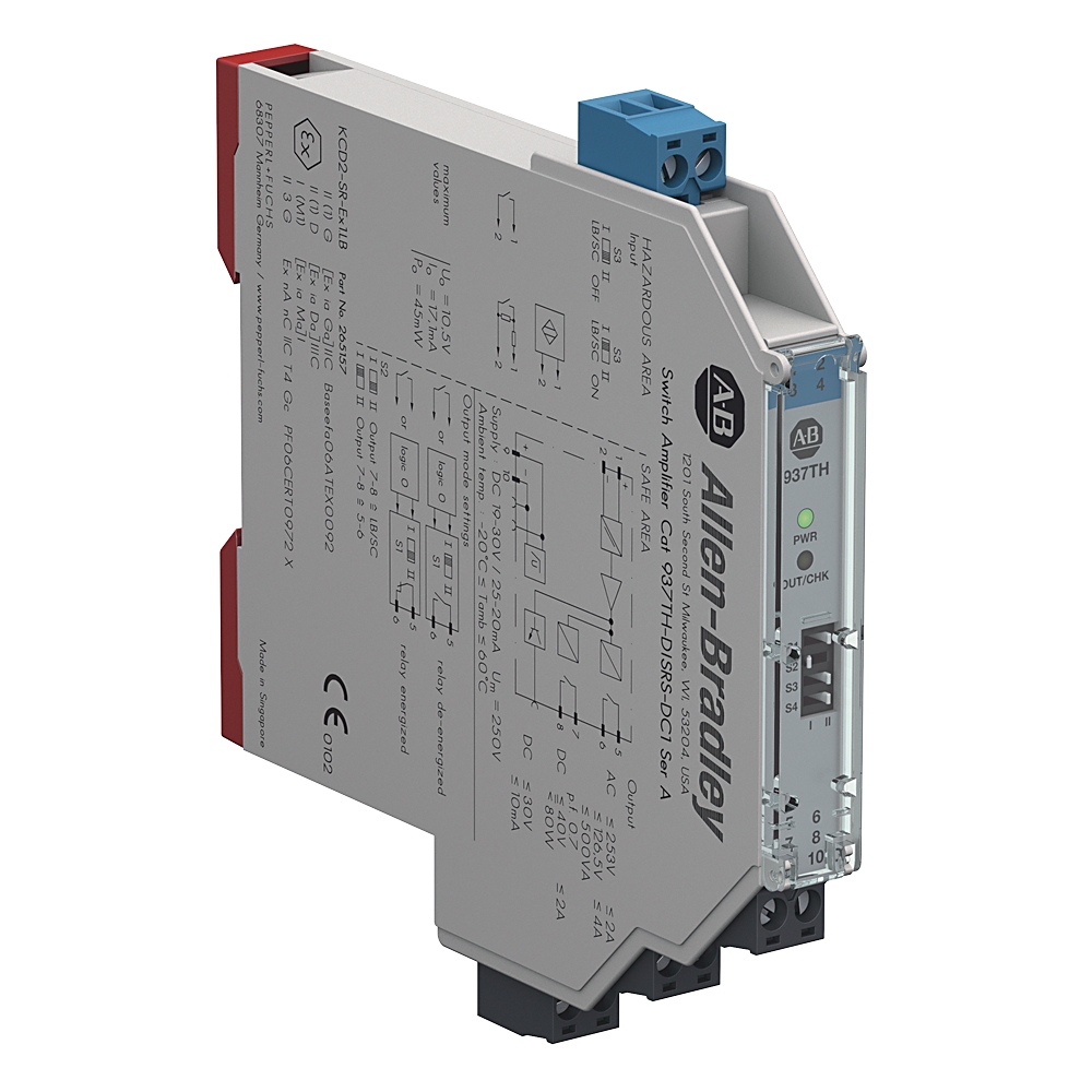 Product image for Amplifier switch 1-channel digital input/relay output 24VDC