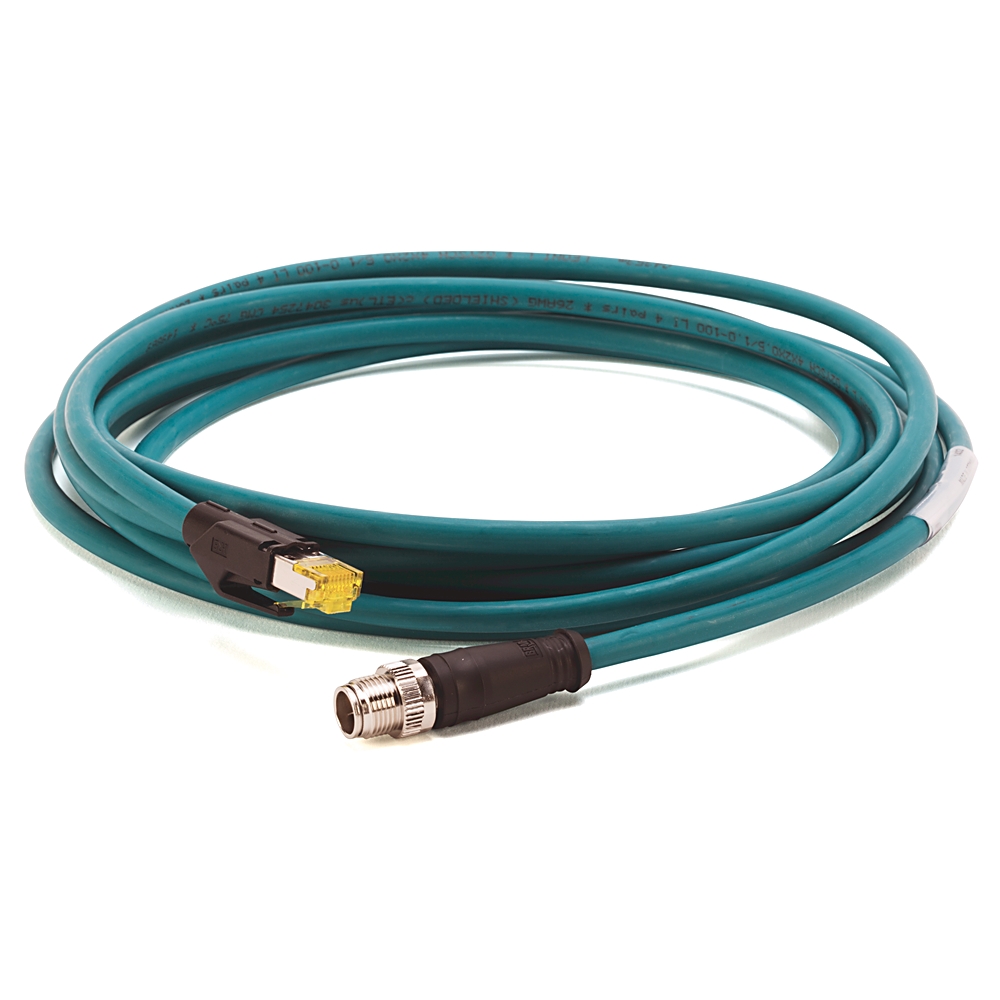 Product image for Patchcord M12X-RJ45 straight male 40m