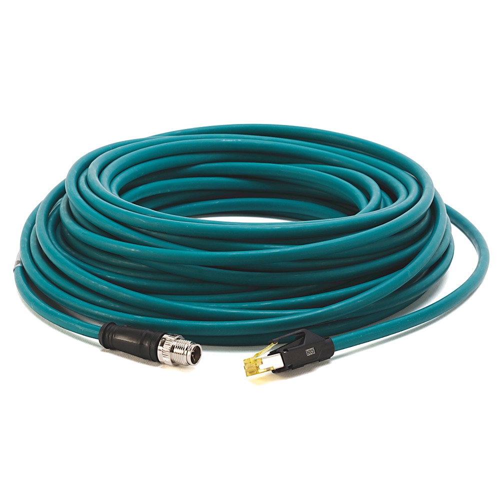 Product image for Patchcord M12X-RJ45 straight male 15m