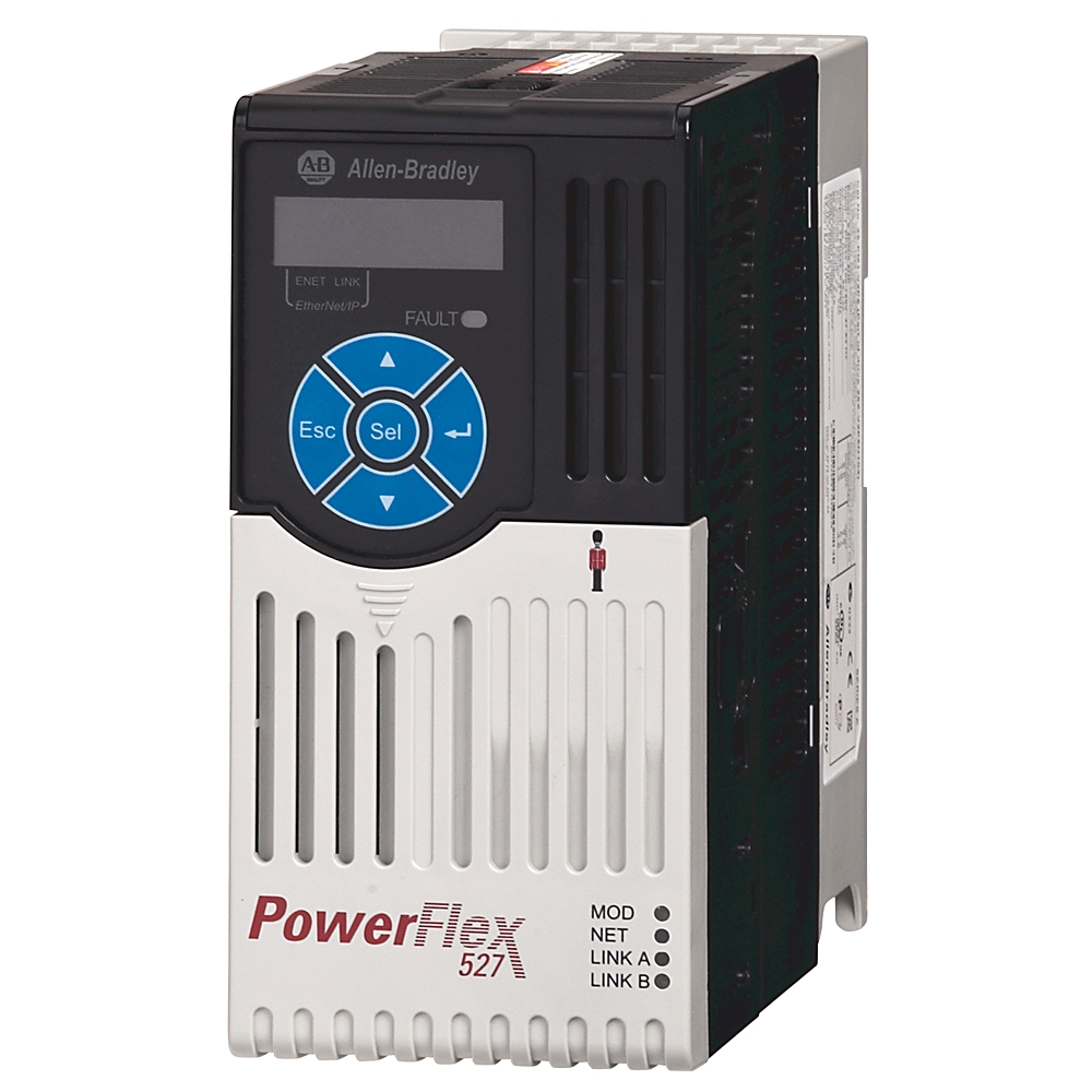 Product image for ABRA 25C-E4P2N104 DRIVE POWERFLEX 527 2.2KW 3HP AC 525V- 600V 4.2A FRAME A PANEL MOUNT