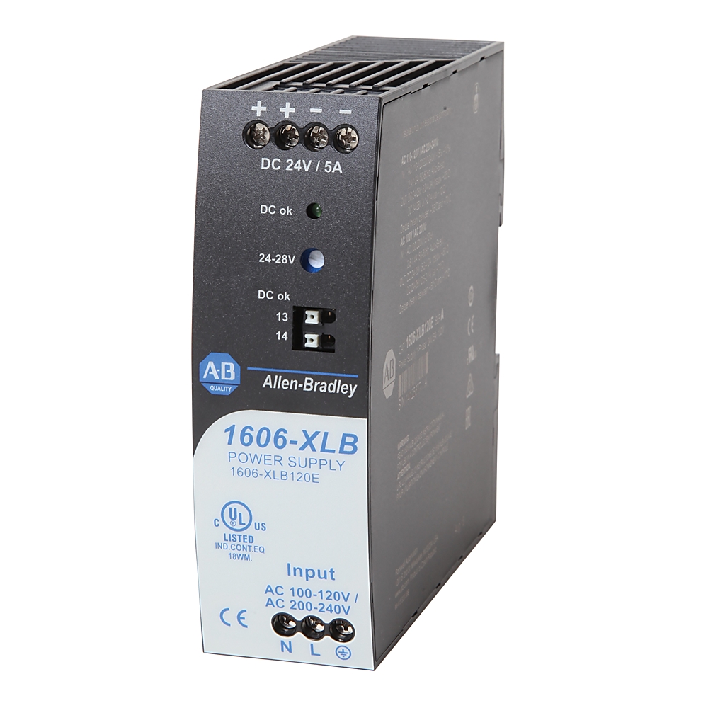 ABRA 1606-XLB120E POWER SUPPLY 5AMP XLB 100V- 240V INPUT 24VDC