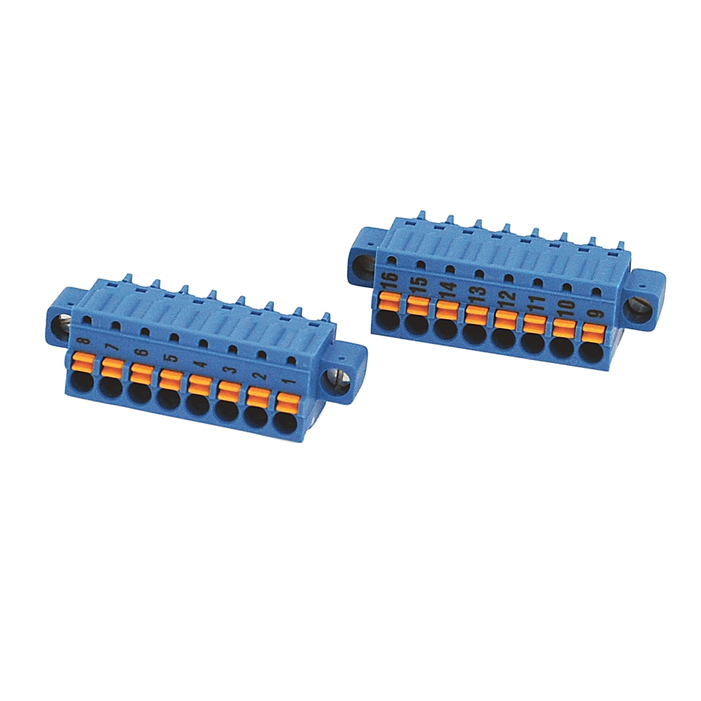 Product image for Ex I/O 2x8 Pole Spring Terminal