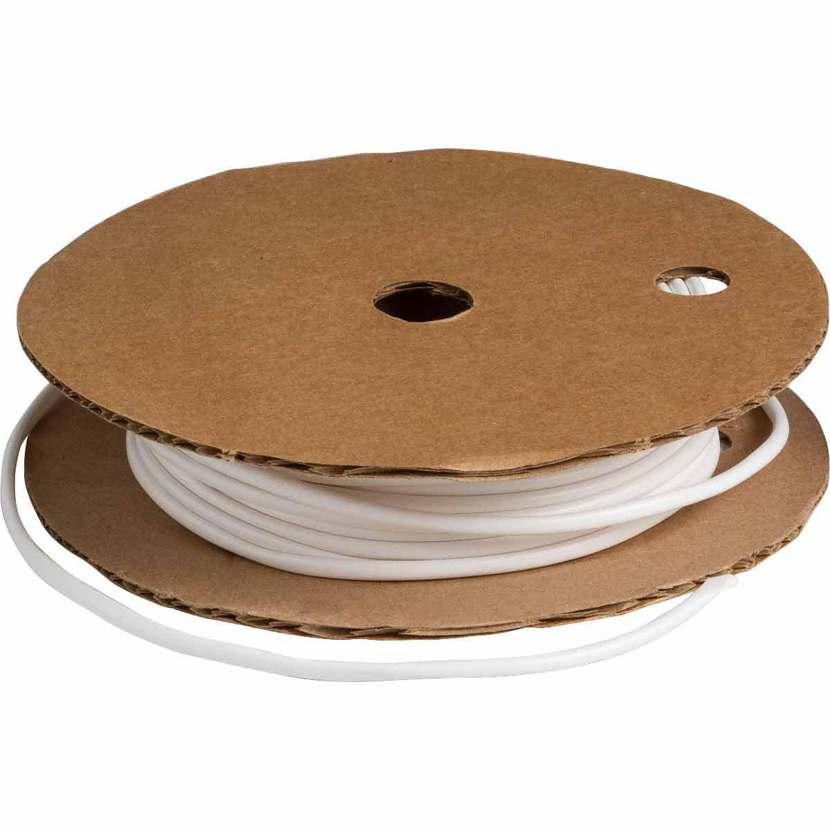 Product image for BRADYMARK Series PVC Tubing: Vinyl, White, 0.141" Dia x 100' L