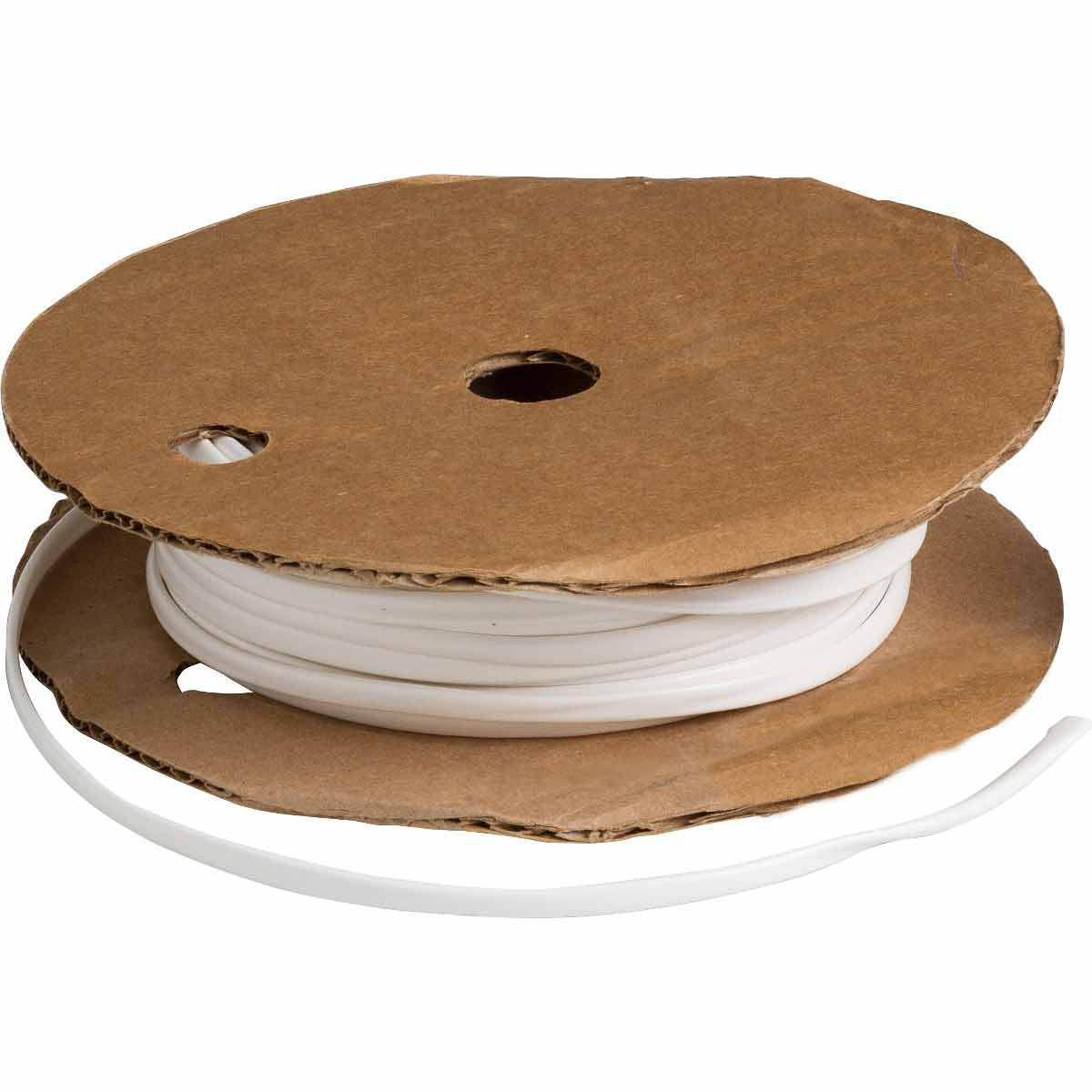 Product image for BRADYMARK Series PVC Tubing: Vinyl, White, 0.158" Dia x 100' L