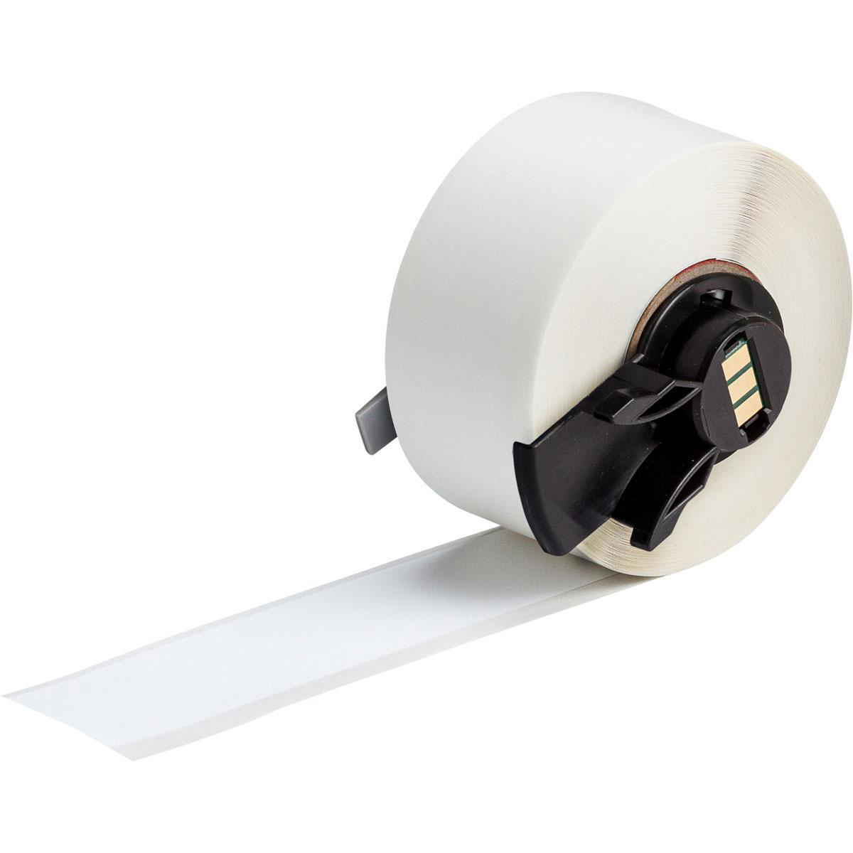 Product image for BMP61 M611 TLS 2200 ToughBond Polyester Labels, 1" W x 50' L, White, Rubber