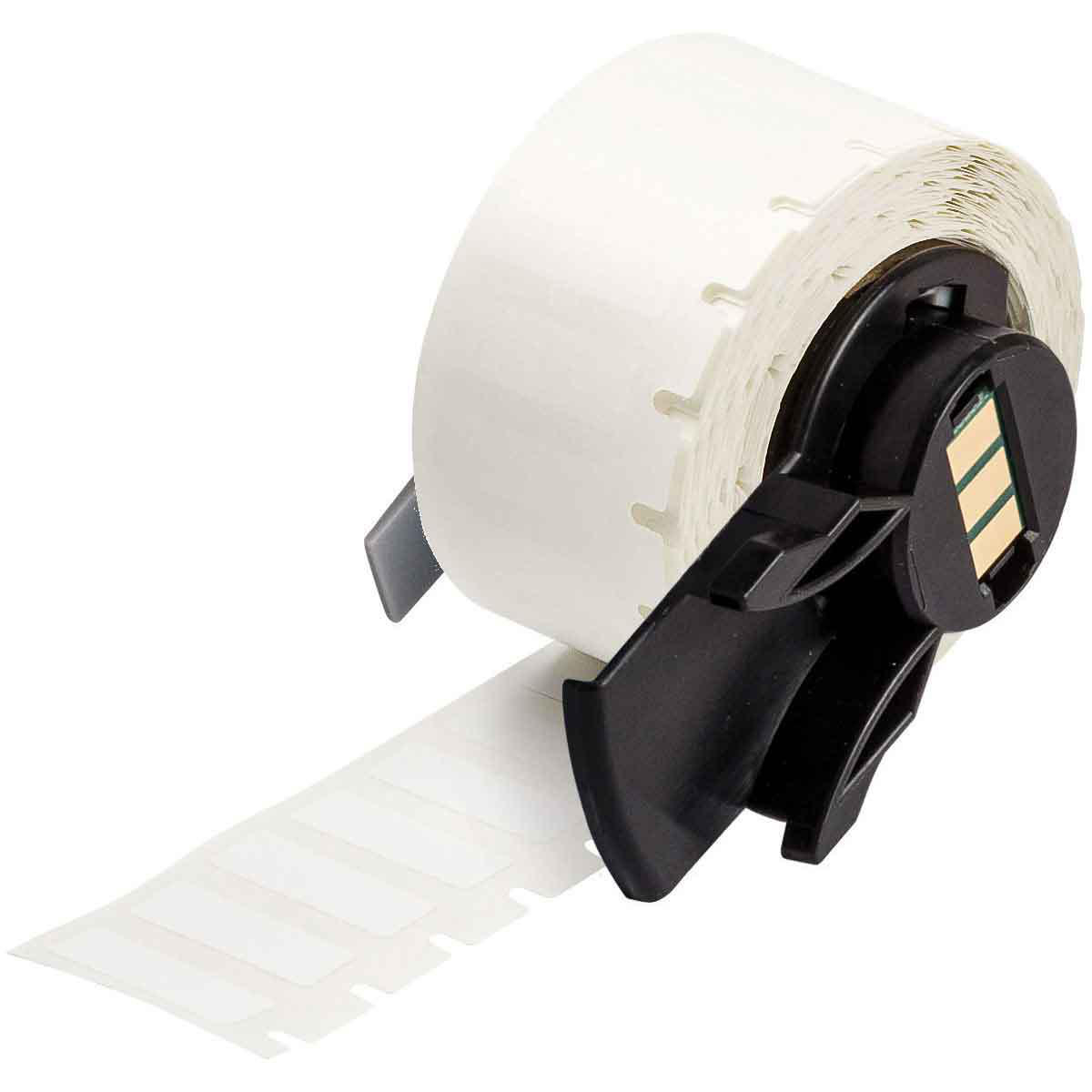 Product image for BMP61 M611 TLS 2200 WorkHorse Polyester Labels, 0.275" H x 1" W, White
