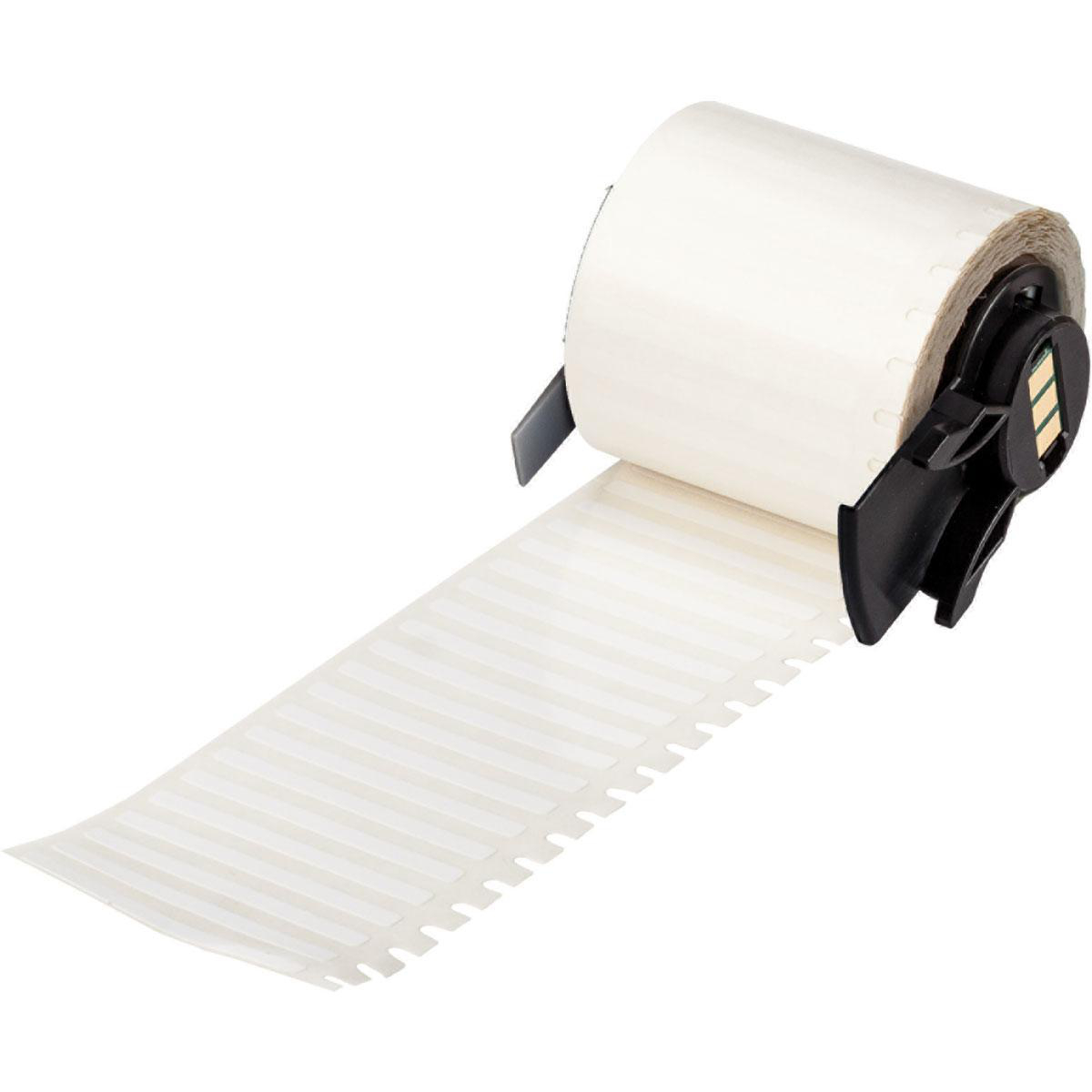 Product image for BMP61 M611 TLS 2200 WorkHorse Polyester Labels, 0.125" H x 1.5" W, White